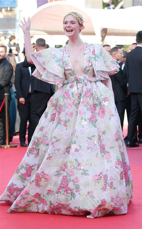 elle fanning cannes 2019 prada dress|Cannes 2019: Elle Fanning wows on red carpet in couture Dior .